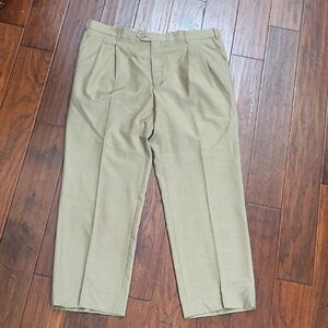 NWT Santorelli Men's Light Tan Dress Pants size 42x30